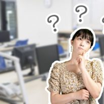 無料のパソコン教室がどんな教室か悩む女性