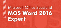MOS Word2016 Expert講座イメージ
