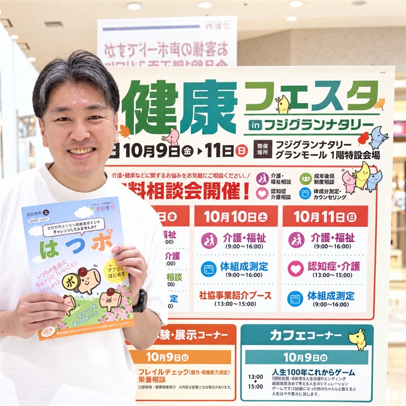 健康フェスタのお手伝いに行ってきました!