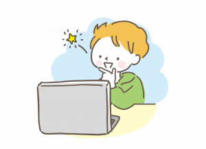 パソコンが分かった男の子