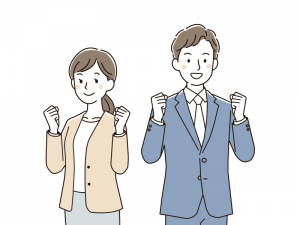 転職活動を頑張っている様子
