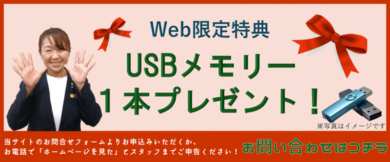 web限定キャンペーン