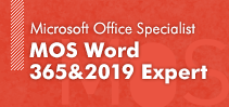 MOS Word 365&2019 Expert